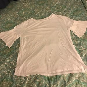 Loft ruffle sleeved tee